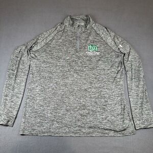 Under Armour Quarter Zip Pullover Heatgear Loose XL North Dakota Fighting Hawks